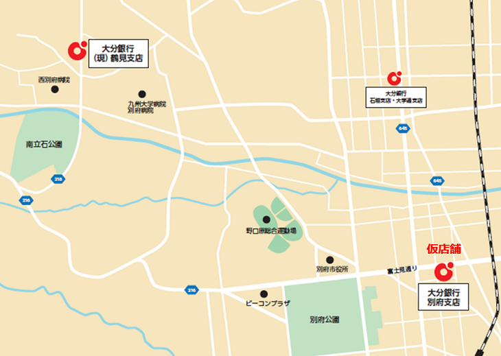 仮店舗案内図